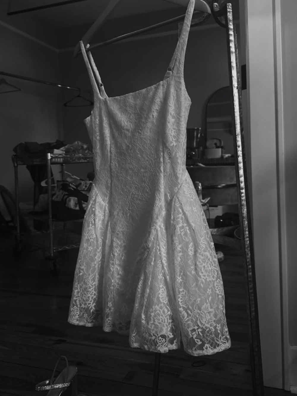Windsor White Lace Mini Dress